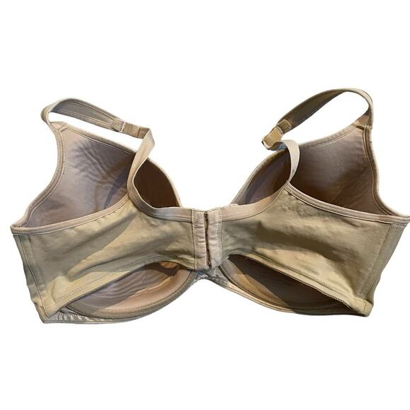 Cacique nude full coverage lightly padded underwire bra 40DDD - Picture 3 of 7